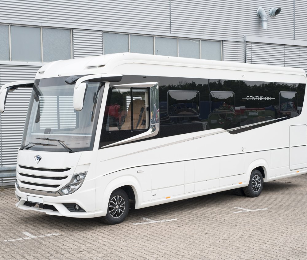 dreckige Wohnmobil ohne Veredelung